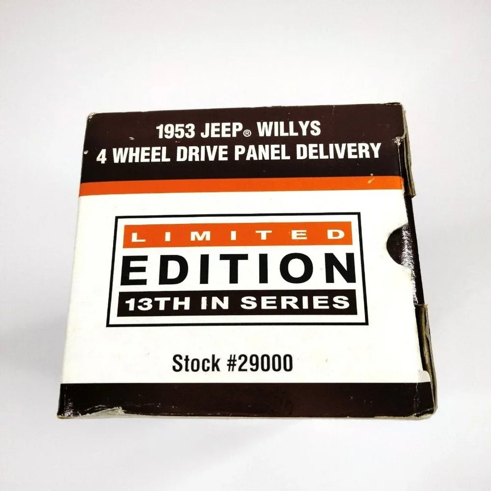 Liberty‎ Classic 1953 Jeep Willys Trustworthy Hardware 10 Annv 1/25 Diecast Bank